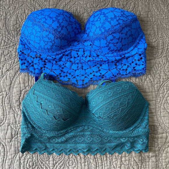 Victoria’s Secret PINK push up bralette bundle - Picture 2 of 12